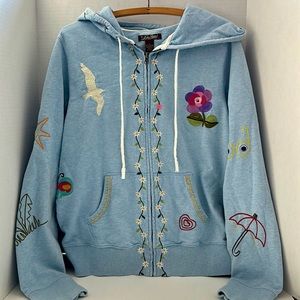 Women’s Lucky Brand size Large embroidered Sweatshirt